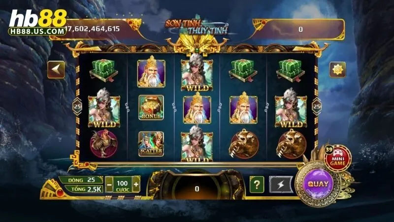 Sơn Tinh Thủy Tinh: Cuộc Chiến Thần Thoại Game Slot Cùng HB88 2 Sơn tinh thủy tinh