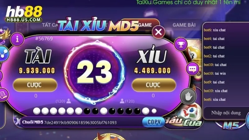 Game Tài Xỉu May Rủi, Cơ Hội Thắng Lớn Bất Ngờ Cùng HB88 2 Tài xỉu